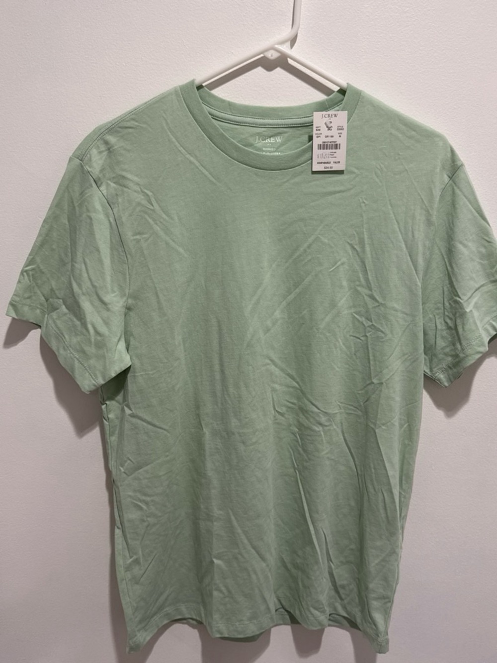 J. Crew Mint Green Short Sleeve Crewneck Tee